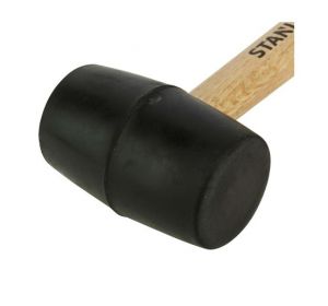 Rubber Hammer 16oz Wooden Handle 57-527 Stanley 