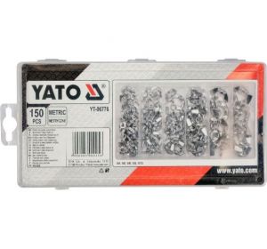 150 Pcs Wing Nuts Assortment Yato Brand YT-06776