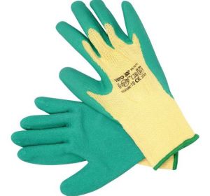Working Gloves Cotton/Latex 1pair on Header Card Yato Brand YT-7471 (99462)