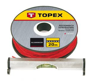 Aluminium string level; string on spinning reel